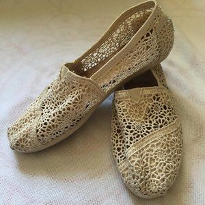 Toms Classic Crochet Natural